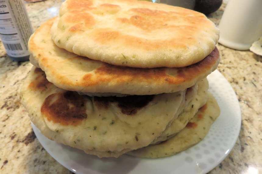 Greek Yogurt Turkish Flatbread Recipe